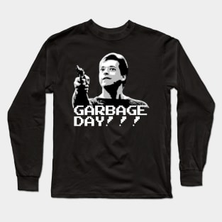 Pixel Garbage Day Long Sleeve T-Shirt